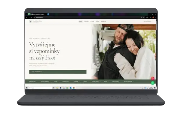 Web hubackovafoto.cz